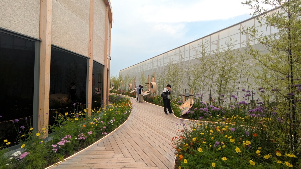 大阪・関西万博　ドイツ館　屋上庭園